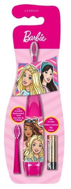 Brosse à dents électrique Barbie + 2 têtes de brosse 2043