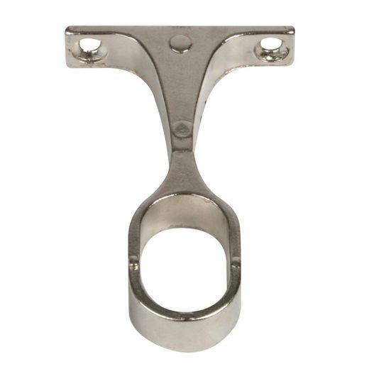 Barra armario ovalada EHL y accesorios Soporte Intermedio Oval 25X15 Cromo