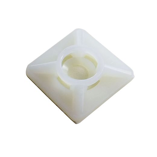 Base Blanca Adhesiva Brida 28X28. 100 Ut