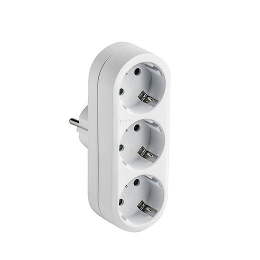 Base Endoll Triple Tt Blanc Famatel