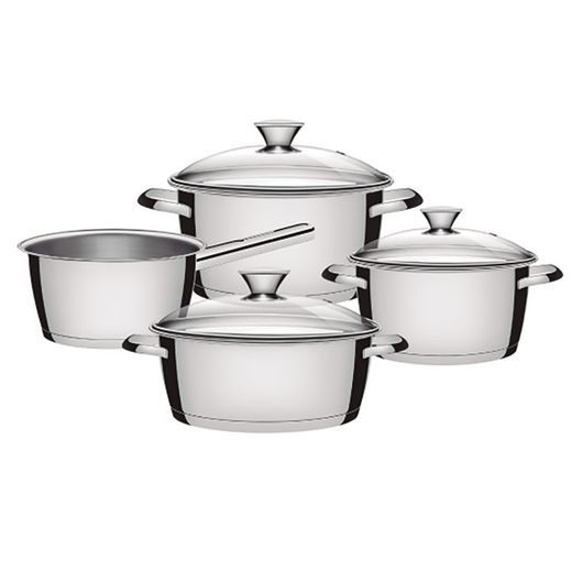 Bateria cuina 4 peces inox. Allegra