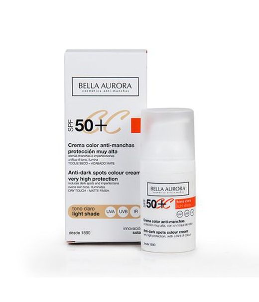 Bella Aurora Cc Color Clar 30 Ml. 50+