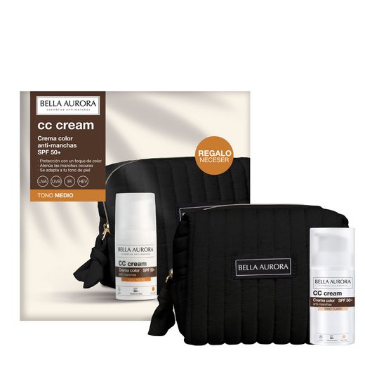 Bella Aurora Pack Cc Color Med.30ml.50+