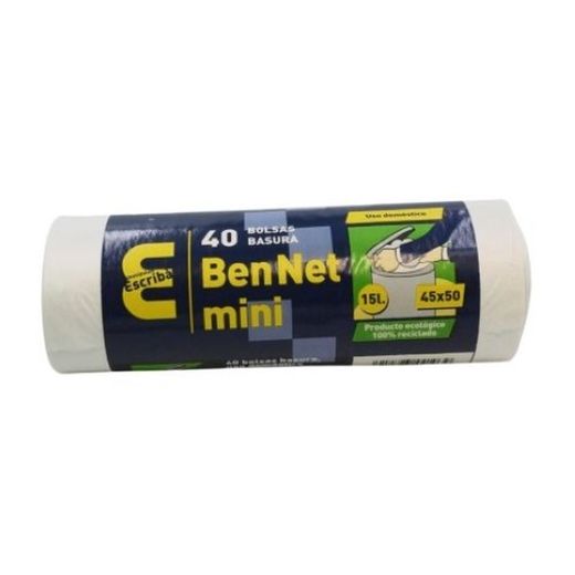 Ben Net B/Basura 45X50 15L (40) Blanca