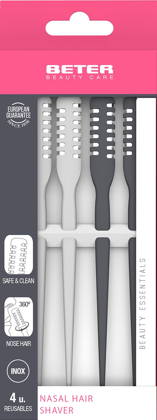 Beter 4 Cuchillas Cortapelo Nariz 22016