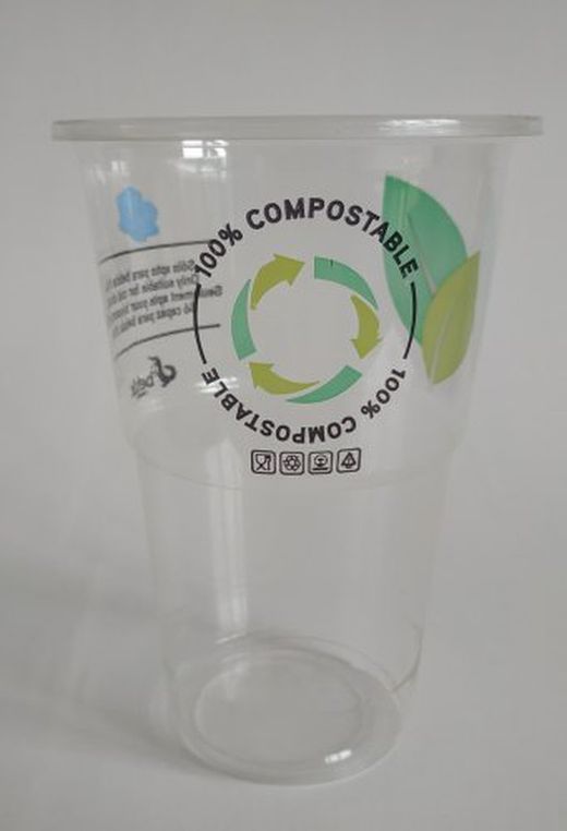 Betik Vaso Pla Compost Transp. 500Cc(15)