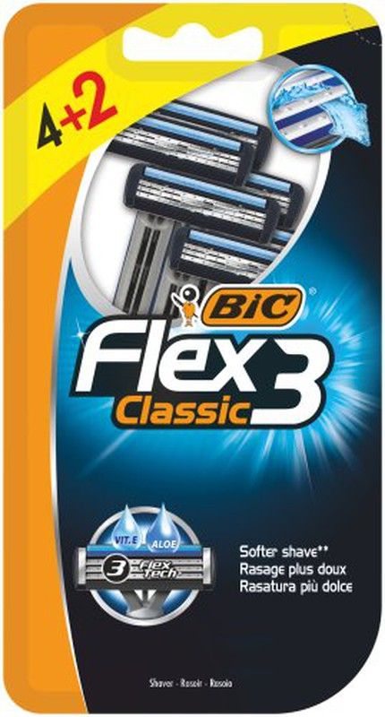 Lâminas de barbear Bic 3H Flex3 (4+2)