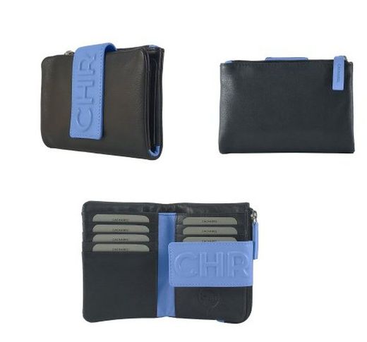 Carteira de couro Cacharel 11x8 Typog17l