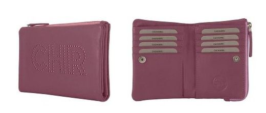 Carteira de couro Cacharel 13x10 Die Cut 17r