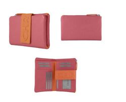 Carteira de couro Cacharel 16x10 Typog82n