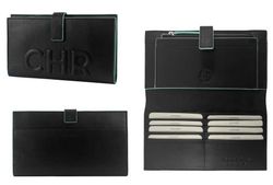 Carteira de couro Cacharel 19x11 logotipo 371ne