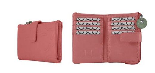 Carteira de couro Acq Letters17r 12x8