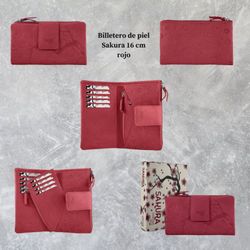 Bitlleter Pell Sakura 16cm Vermell A370634r