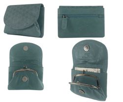 Carteira de Couro Serigrafia 12x9 41 Verde