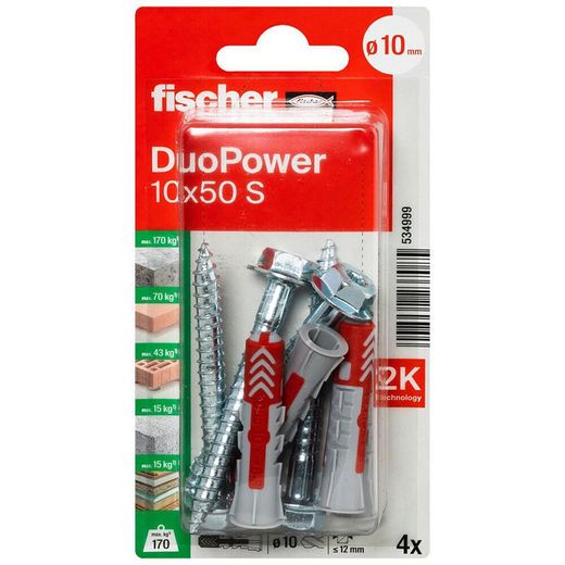 Blister Duopower 10X50 S Bl 4 Unidades Fischer