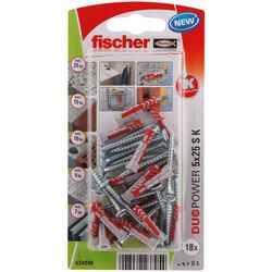 Blister Duopower 5X25 S Bl 18 Unités Fischer