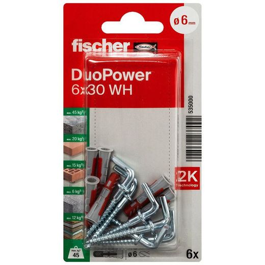 Blister Duopower 6X30 Wh Bl 6 Unités Fischer
