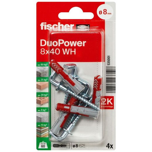 Blister Duopower 8X40 Wh Bl 4 Unités Fischer