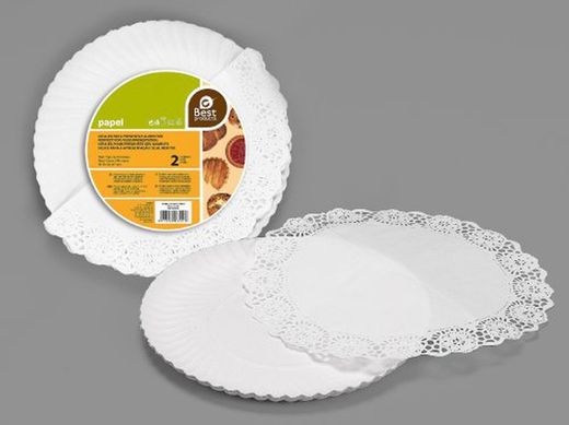 Bandeja Renda+Redondo 25 Cm (2) 355700