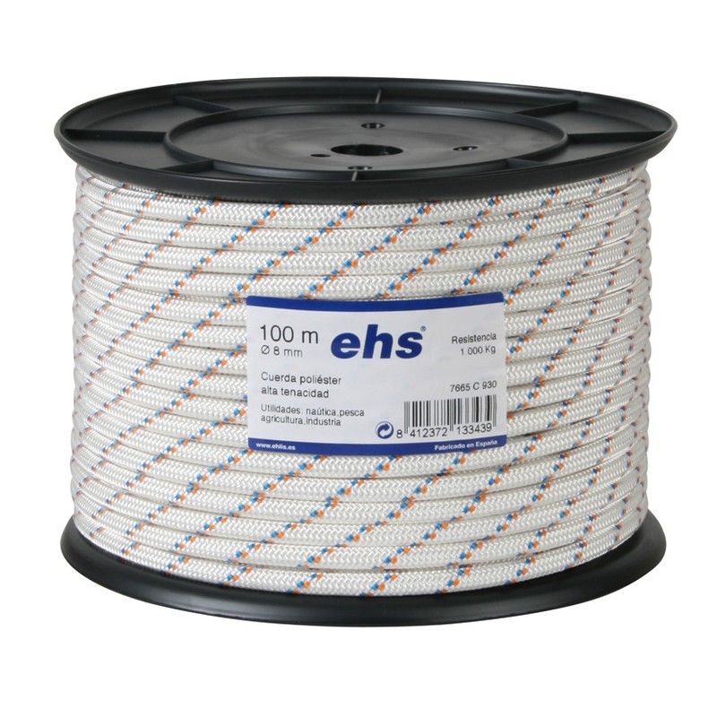 Bobina. Cuerda Poliester A. Tenacidad 12Mm. 75M