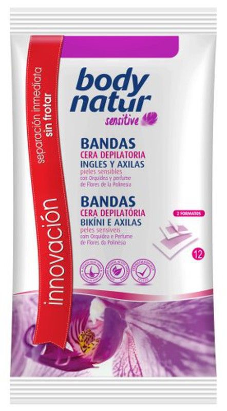 Bandes dépilatoires Body Natur pour aisselles et aine (12)