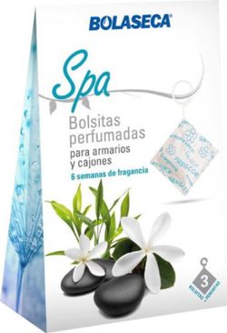 Bolaseca Ambiente. Sachês de Spa (3)
