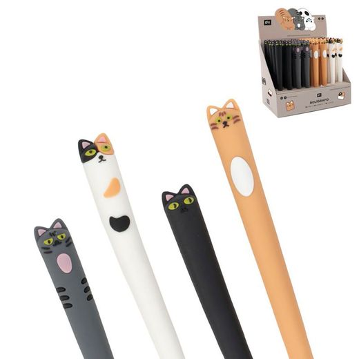 Boligrafo Gatos 4M
