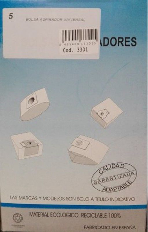 Bossa Aspirador Universal Paper 5U