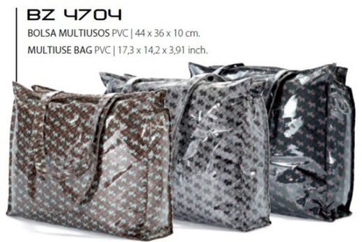 Sacola de compras multiuso em PVC Bz-4704