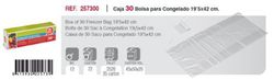 Saco de congelamento (30) 19,5X42 R-257300
