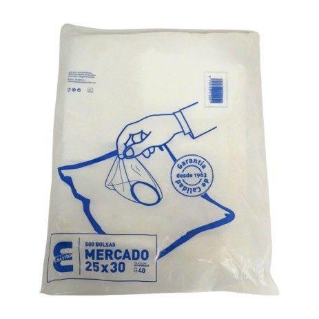 Sachet transparent. 25 x 30 G-40 (500)