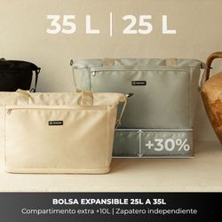 Sac de voyage extensible Numada, gris