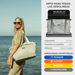 Sac de voyage extensible Numada, gris