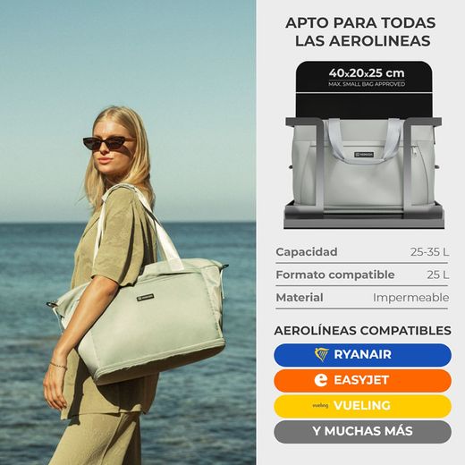 Sac de voyage extensible Numada, gris