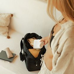 Sac de voyage extensible Numada noir