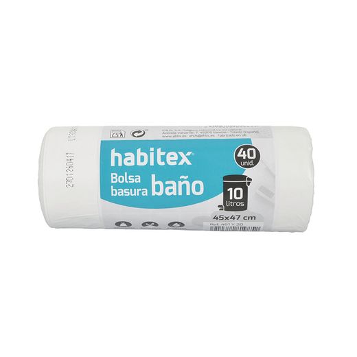 Bosses Escombraries Bany 45X47Cm.40Uds.10L.