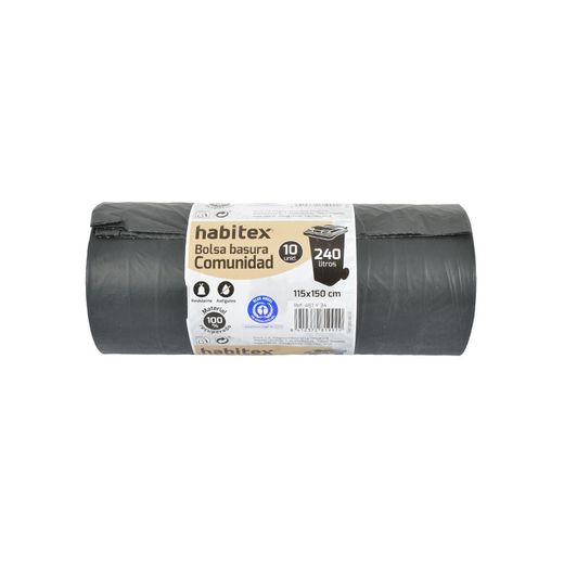 Bosses Comunitat Negra 115X150Cm.10Uds.