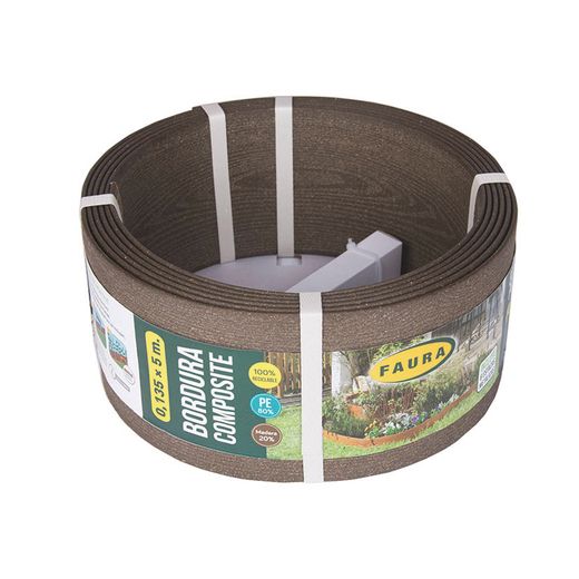 Bordure décorative composite marron foncé