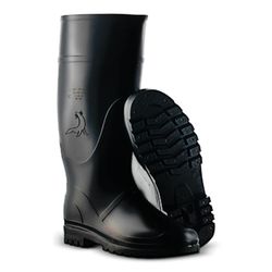 MAVINSA Rain Botte de pluie en PVC noir Botte d'eau haute en canne noire. N° 43