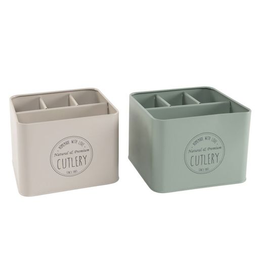 Pote para utensílios/Caixa para talheres Met.Mod.Surt.