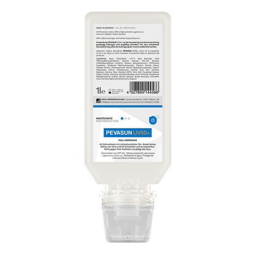 Botella Blanda 1L Crema Pevasun Uv 50+