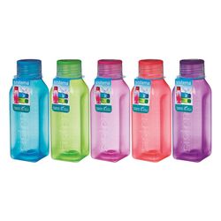 Bouteille hermétique carrée Bouteille Pp carrée 0,47 Lt. Pengo