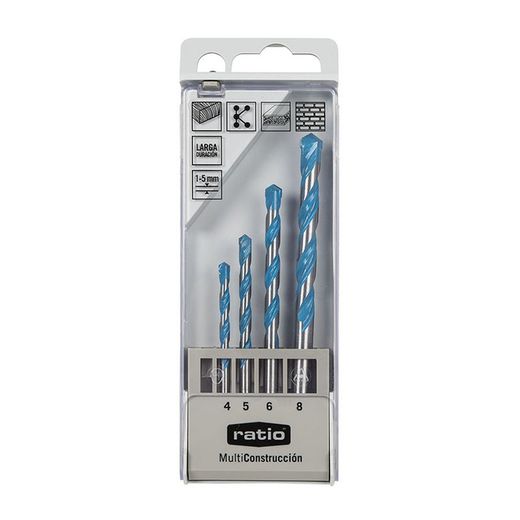 Broca MultiConstrucción RATIO Brocas Multiconstruction Jgo.4 Ratio