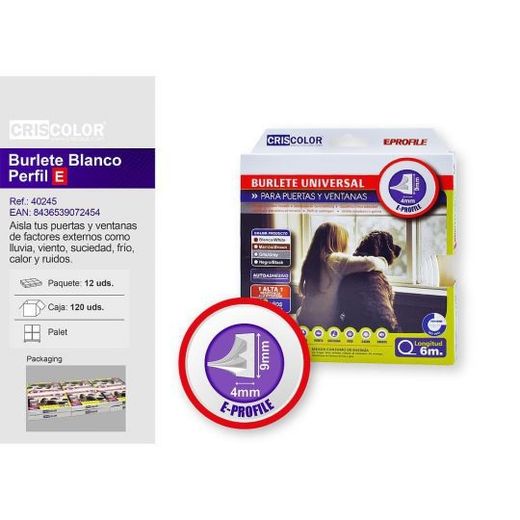 Burlete Blanco 6 Mt R-40245