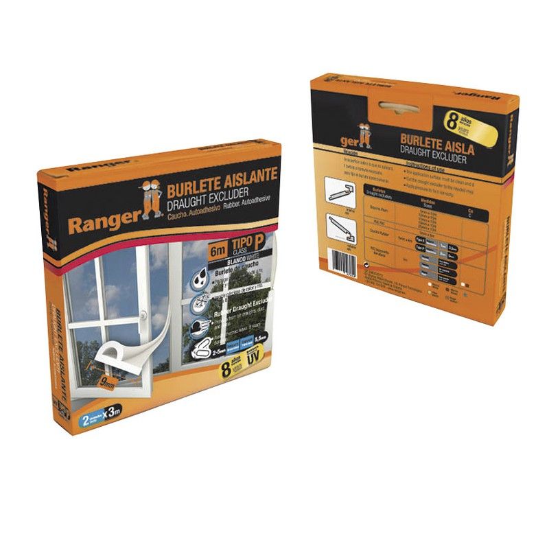 Burlete caucho MIARCO perfil P Burlete Caucho Tipo P 9 Mm X 6 M. MarrÇün