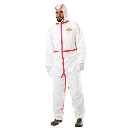 Buzo desechable antiestático y R. biológico STEELGEN 3000 Buzo Desechable Anties Tipo 4 5, 6 T/Xxl