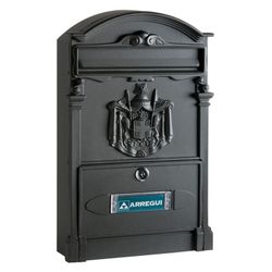 Boîte aux lettres extérieure Résidence ARREGUI. Boîte Aux Lettres En Aluminium Res.26X9Xh42 Cm. Graphite.