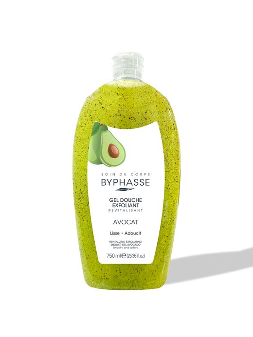 Byphasse Gel Ducha Exfol. Aguacate 750Ml