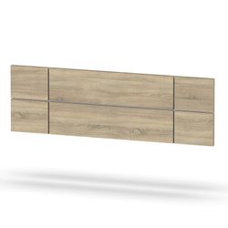 Tête de lit moulée sous pression Pitarch Elsa 1,6 cm 160x3,2xh.50 cm.Blanc