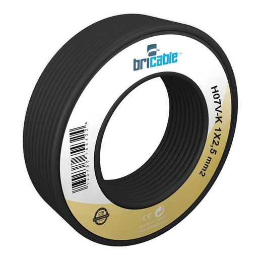 Cab.Elect. 2,5� Negro 5m. Norma H07v-K